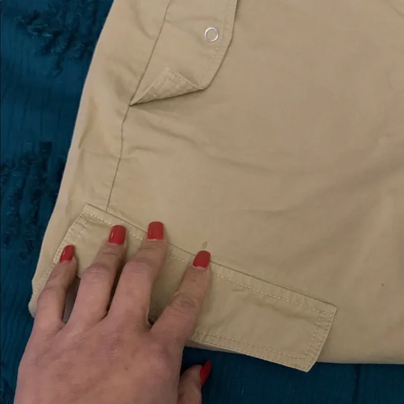 SuperdownX Maggie McDonald BECK CARGO PANTS IN TAN - Picture 13 of 13